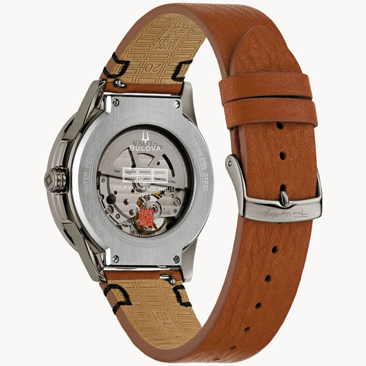 Frank Lloyd Wright Foundation – Toufic H. Kalil by Bulova — Architect Series Automatic – back view