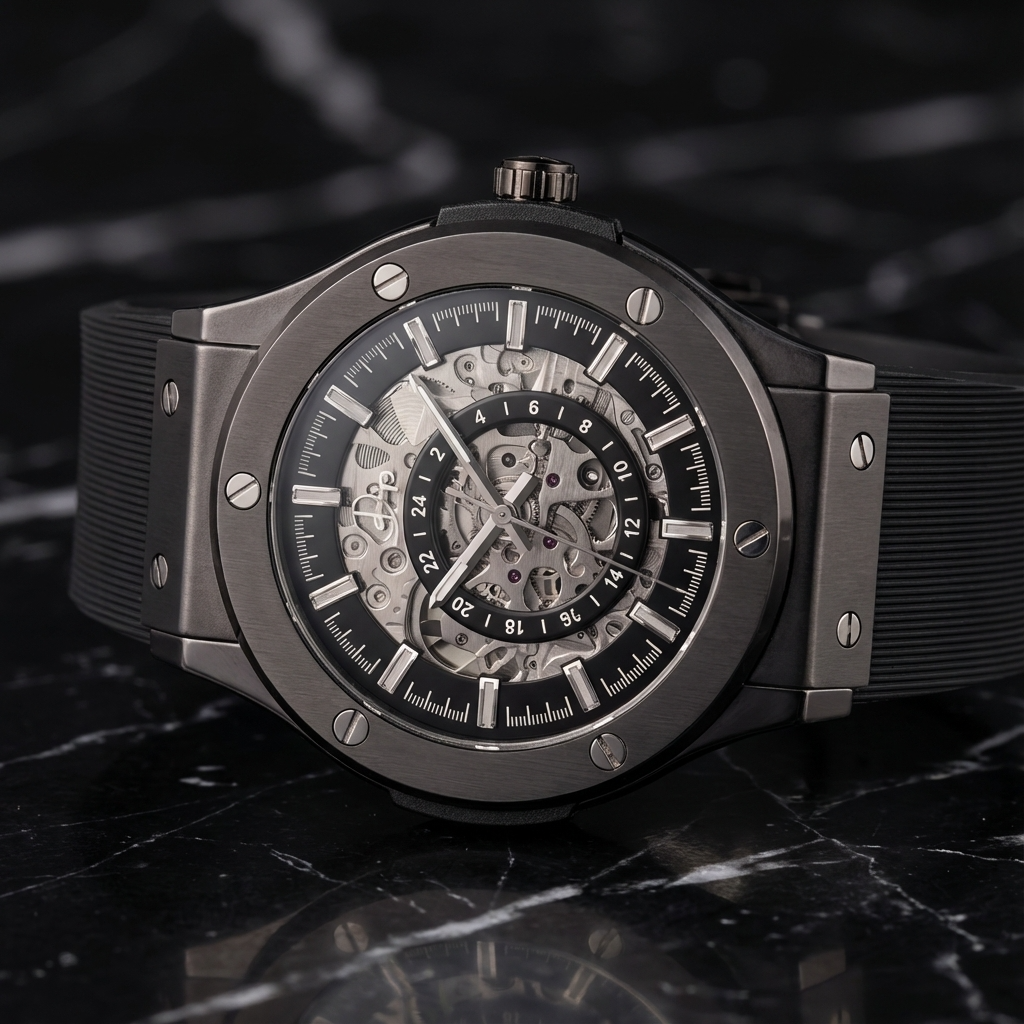 Dapper Watches – The 199 Gunmetal by Dapper Watches — Skeleton Automatic Watch – image 29