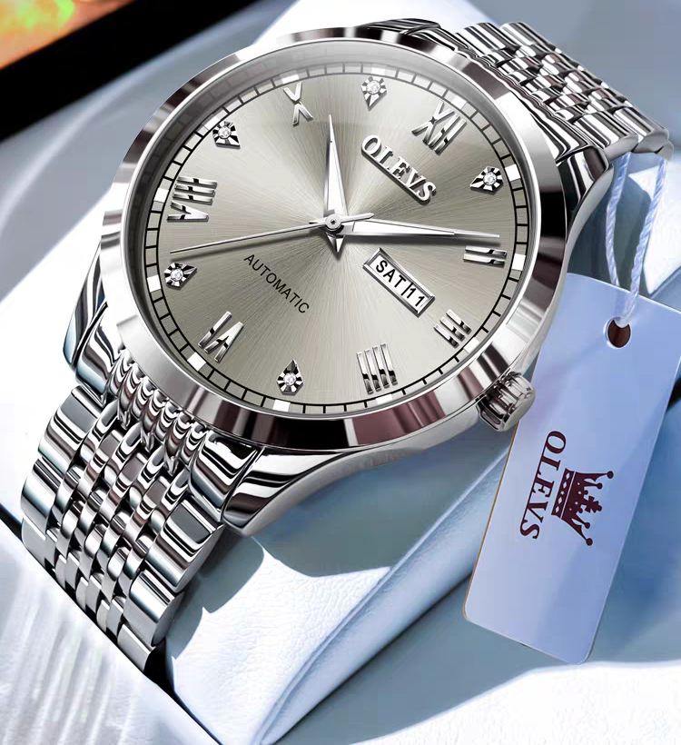 Dress Watch By Olevs - Stainless Automatic