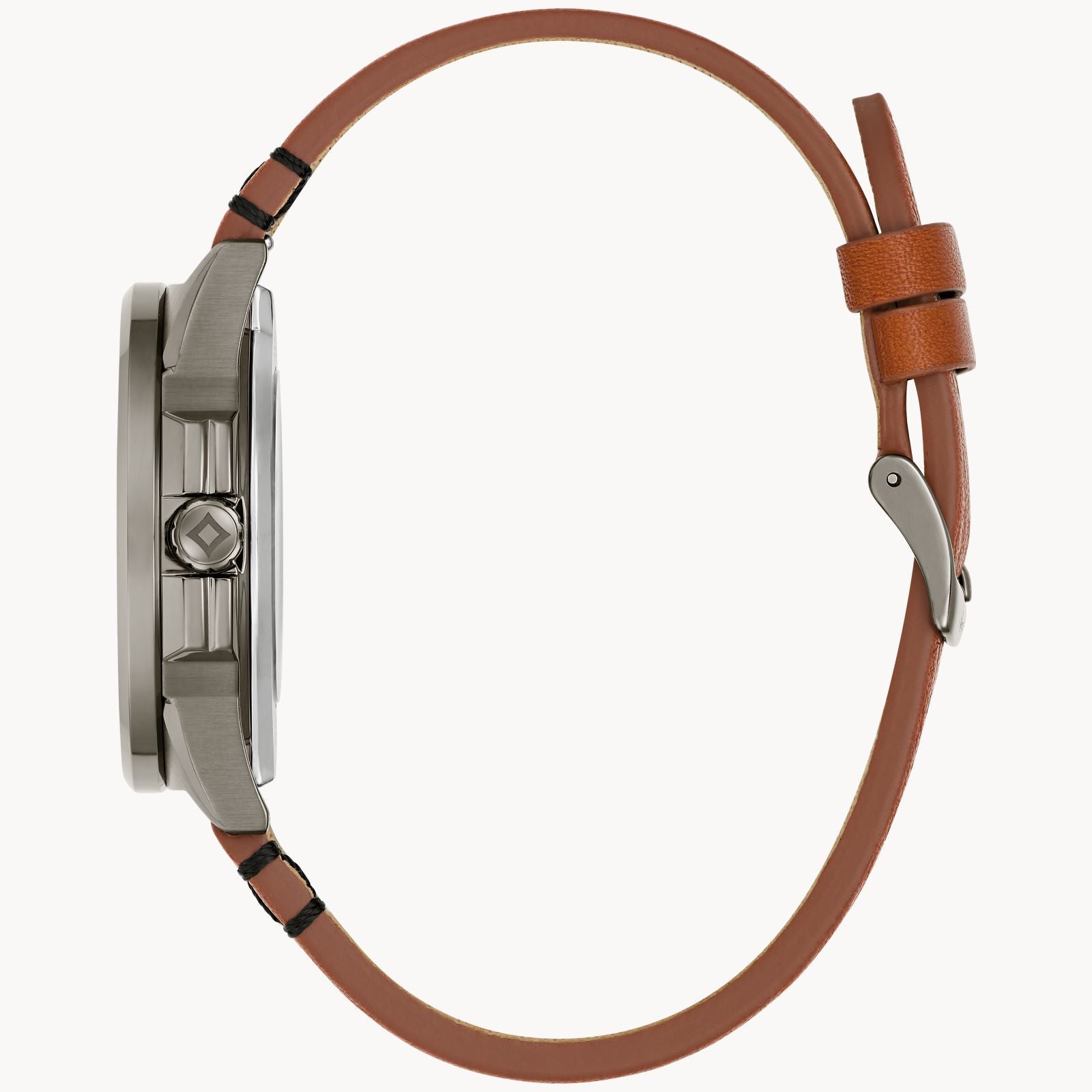 Frank Lloyd Wright Foundation – Toufic H. Kalil by Bulova — Architect Series Automatic – profile view