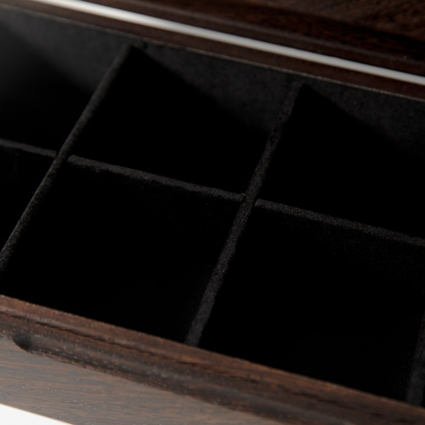 Red Ridge Woodworking – Handcrafted Wenge Hardwood Watch Box — 8 Compartments – product box