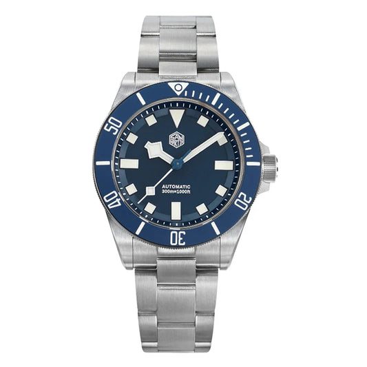 SN0121G by San Martin — Automatic Dive Watch – Blue Dial