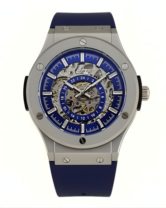 The 199 Blue by Dapper Watches — Skeleton Automatic Watch