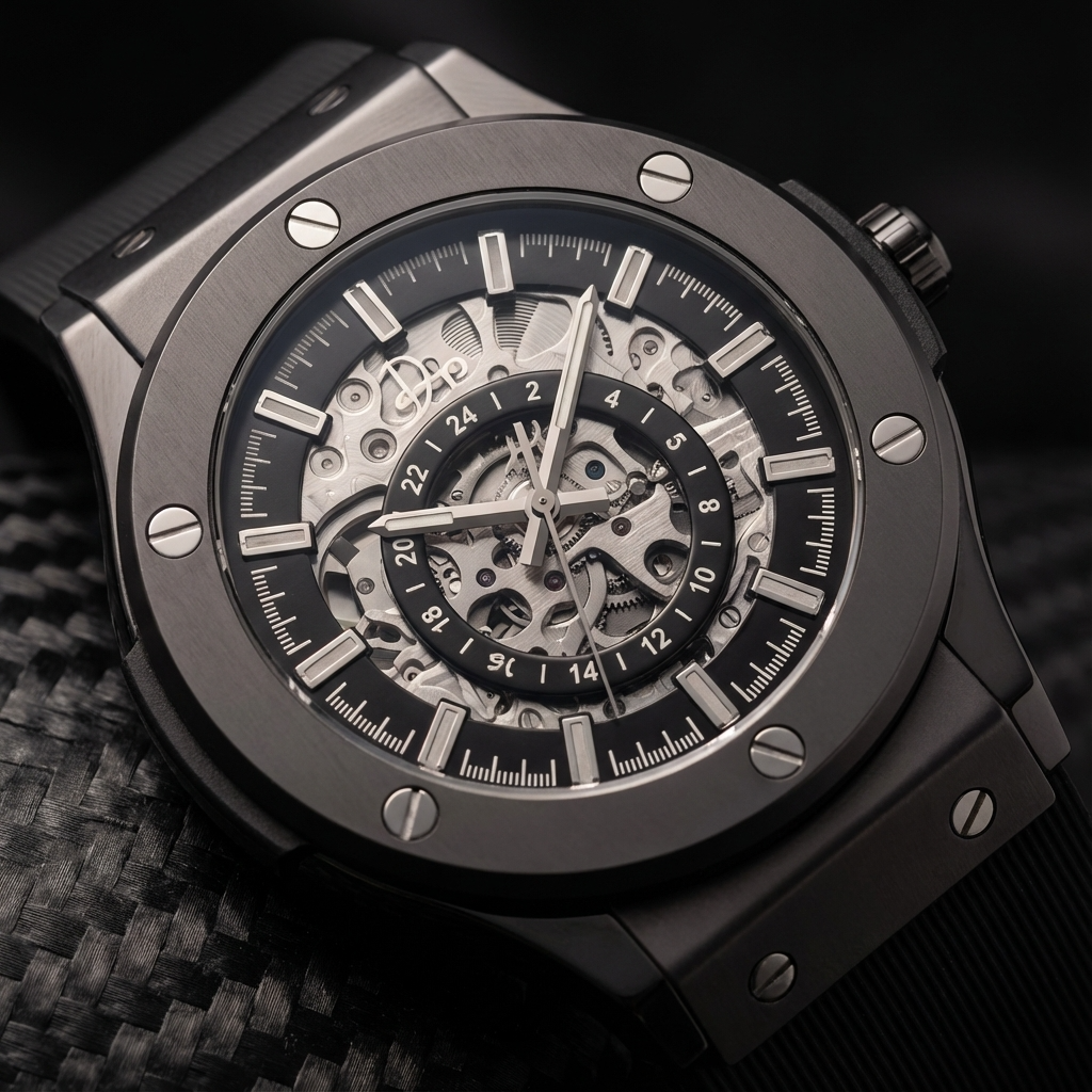 Dapper Watches – The 199 Gunmetal by Dapper Watches — Skeleton Automatic Watch – image 24